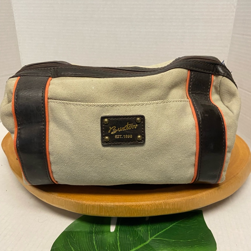 Button Canvas Travel Tioletty Bag